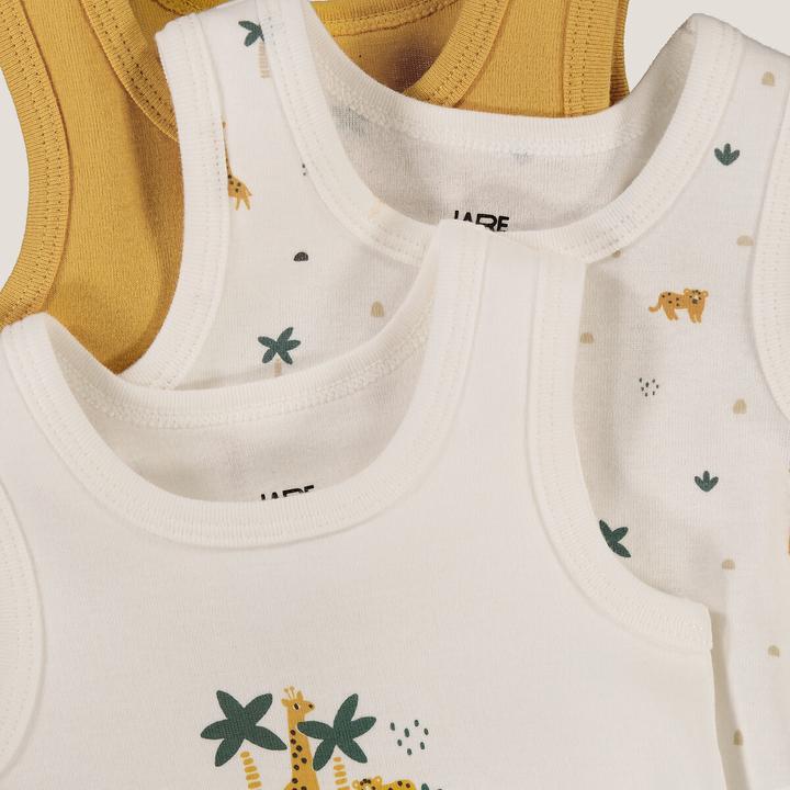 Actual product image La Redoute Collections 3-pack of sleeveless bodysuits (86)