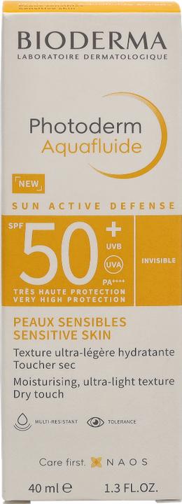 Productafbeelding Bioderma Photoderm Aquafluide (Zonnecrème, SPF 50, 40 ml, 40 g)