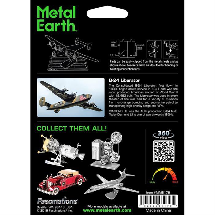 Actual product image Metal Earth B-24 Liberator