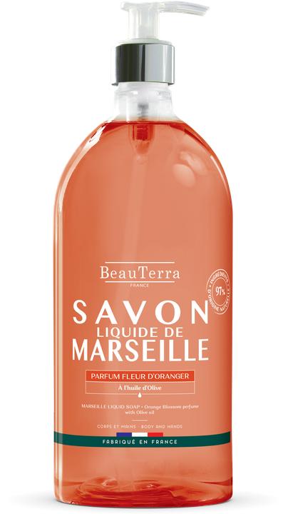 BeauTerra Flüssigseife Marseille Orangenblüte
