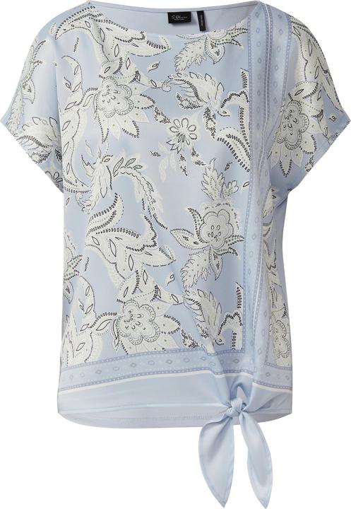 Immagine prodotto s.Oliver Ärmelloses Jersey-Shirt mit U-Boot-Ausschnitt und Frontprint (48)