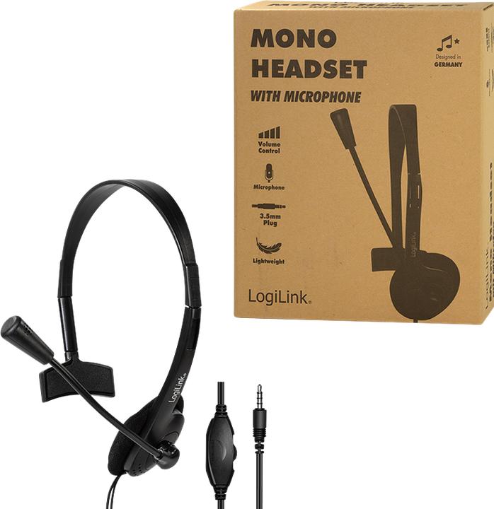 Produktbild LogiLink HS0054 Headset (Kabelgebunden)