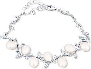 Produktbild JVD - Charming bracelet with real pearls and zircons SVLB0563SD2P118