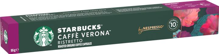 Actual product image Starbucks Caffè Verona by Nespresso Dark Roasts (10 x Port.)