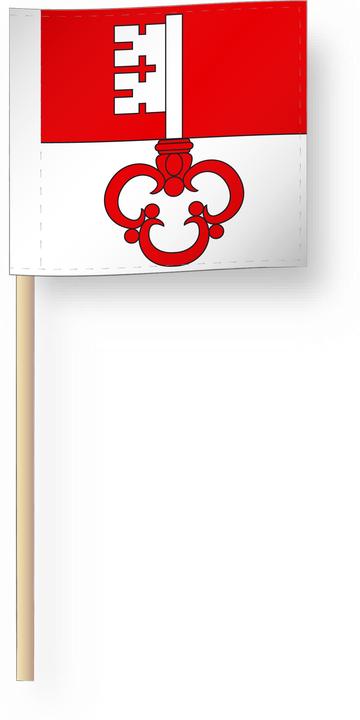 Image du produit Alpenfahnen Obwald (30 x 30 cm)