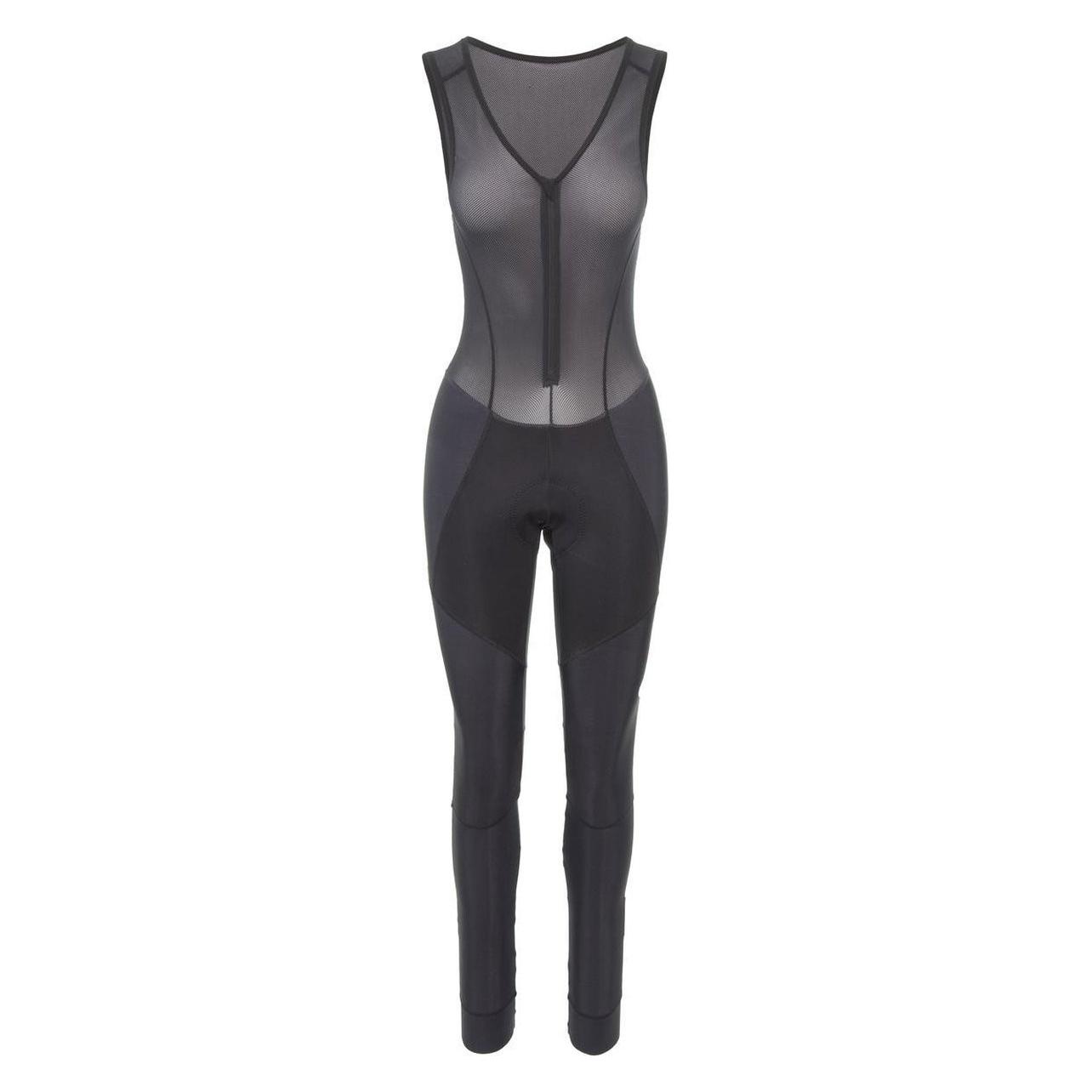 Agu, Vrouwen, Fietsbroek, Prime Lange Fietsbroek Met Zeem Ii Essential Dames - Zwart - S - Met Bretels (S), Zwart
