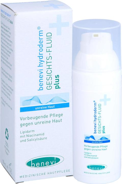 Image du produit Benevi Hydroderm Fluide facial Plus pour peaux impures, 50 ml de lotion (Lotion pour le corps, 50 ml)