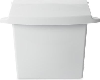 Actual product image Rubbermaid nappy bin sanitary towel collector 5 L white waste bin with removable inner bucket geruc