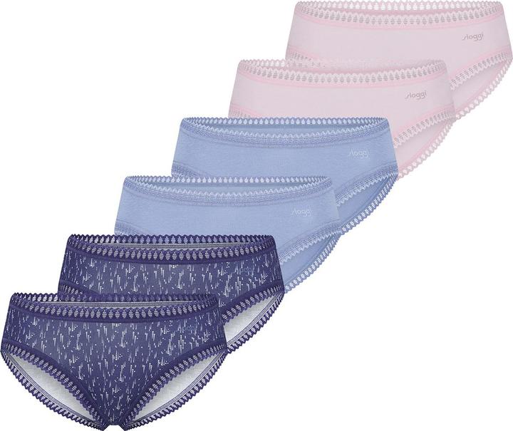 Produktbild Sloggi 6er Pack GO Crush Mini Slip (XS, 6er Pack)