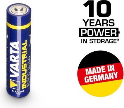 Immagine prodotto Varta alcali industriali (10 pz., AAA, 1250 mAh)