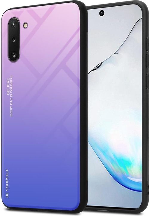 Produktbild Cadorabo TPU 2 Farben Glas Cover (Samsung Galaxy Note 10)