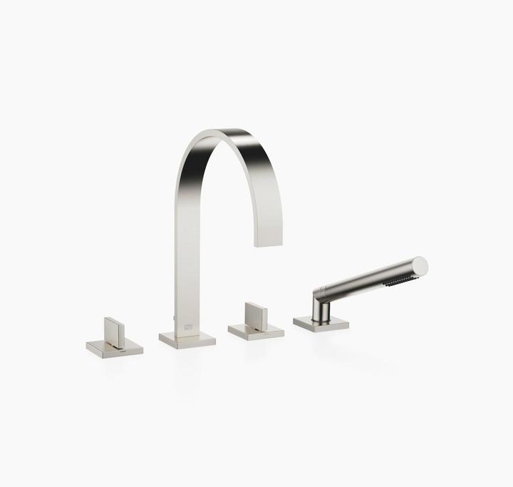 Actual product image Dornbracht MEM bath tub four-hole mixer for bath tub rim or tile rim installation, projection 220 mm