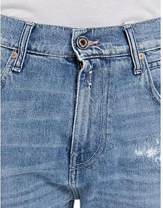 Productafbeelding Replay Sandot Tapered-Fit Jeans mit hoher Taille und fünf praktischen Taschen (W31/L32)