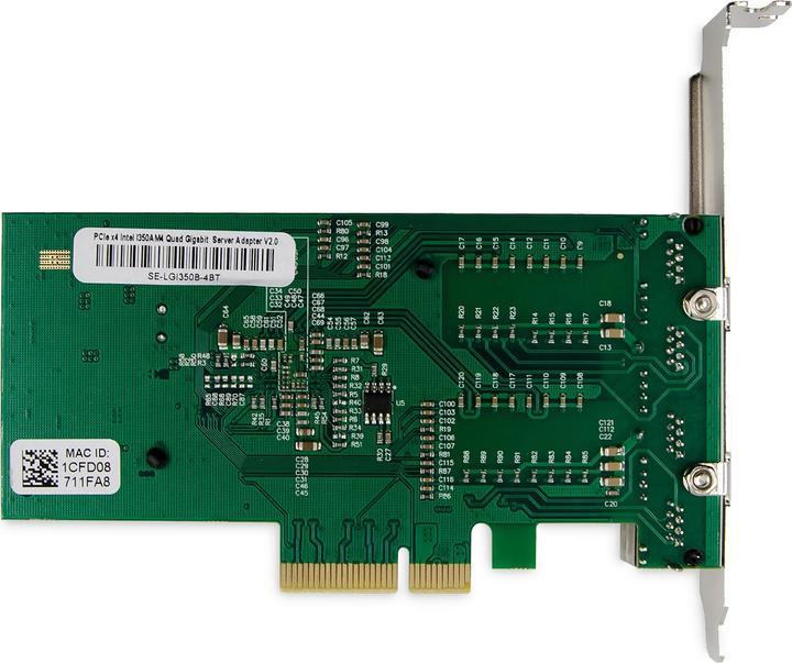 Produktbild Digitus Netzwerkkarte 4Port RJ45 Intel I350 Server NIC (Mini PCI Express)