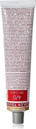 Actual product image Wella Professional - Color Touch Pure Naturals - Demi-permanent hair colour without ammonia 4/0 - (0, 4)