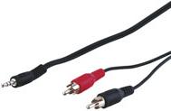 Image du produit Goobay 2in1 (10 m, RCA, Jack 3,5 mm (AUX))