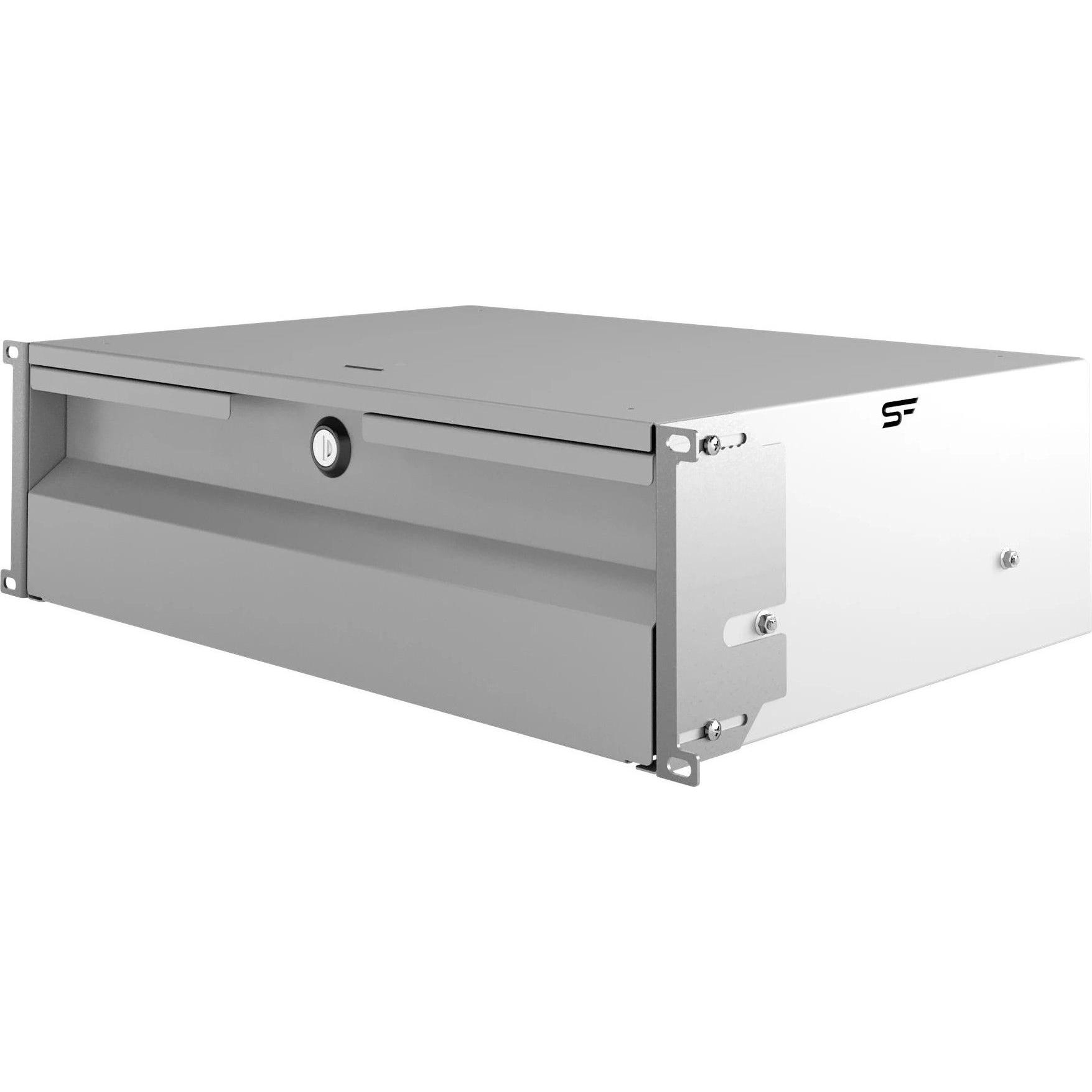 Kab24 Cassetto rack Stalflex 19" 3U, 320 mm, grigio RD19-3U-320G (Rack da 19 pollici), Armadio rack, Grigio