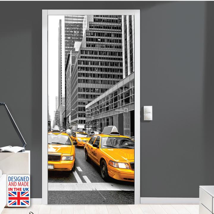 Produktbild Walplus Wandtattoo New York Door Mural (90 x 200 cm)