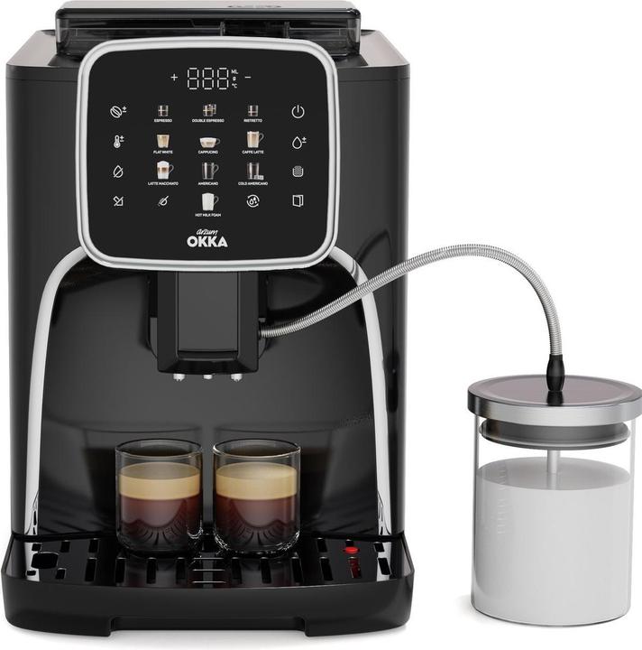 Produktbild Arzum OK0028-0500 Kaffeemaschine Chrom mit Milchbehälter