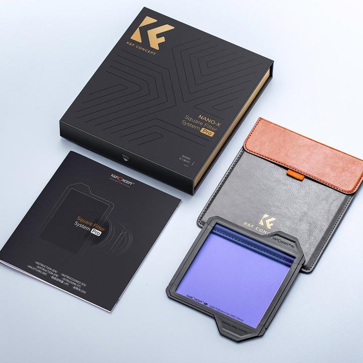 Image du produit K&F Concept 100x100 Natural Light Filter w/ Frame (X-PRO) (KF-1903) (Filtre de veilleuse, 100 mm)