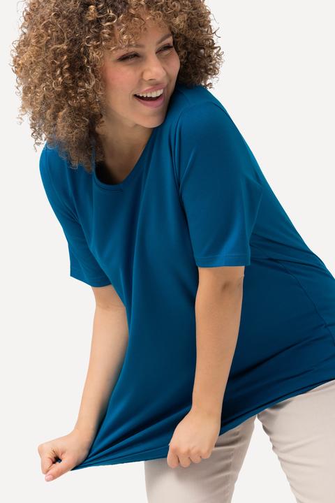 Produktbild Ulla Popken T-Shirt, A-Linie, V-Ausschnitt, Halbarm (58)
