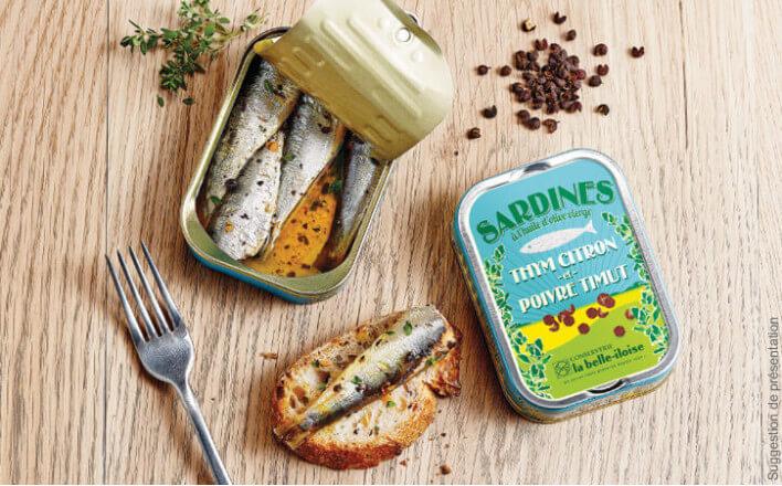 Actual product image la belle-iloise Sardinen (115 g)
