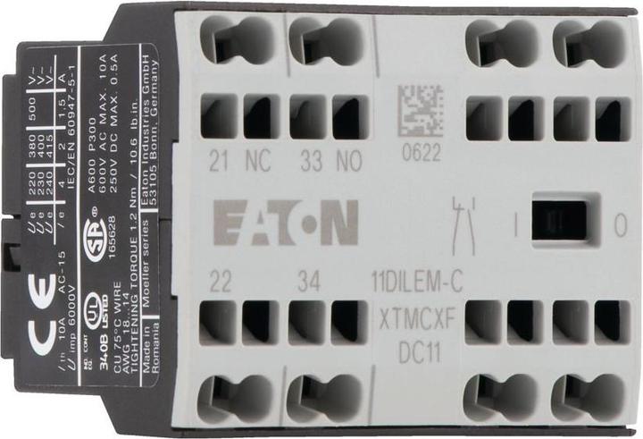 Actual product image Eaton Auxiliary switch module, 2-pole, 1 S, 1 230255