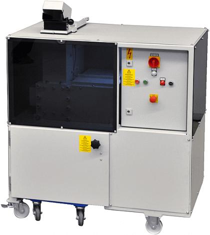 Image du produit JBF Maschinen JBF HD 15/40 Office Destructeur de disques durs Raccordement 230 VAC, 2.2 kW (Coupe de particules)