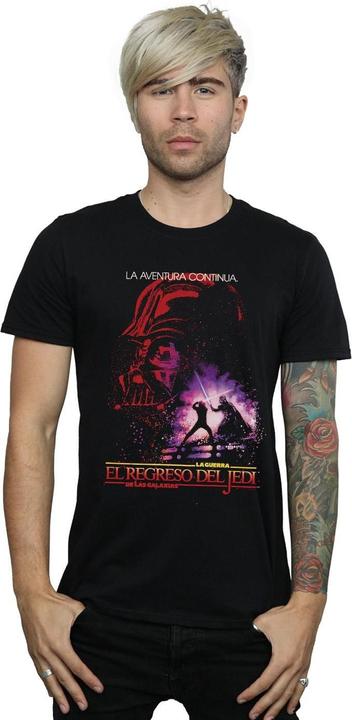 Produktbild Star Wars Return Of The Jedi Spanish Poster TShirt (M)