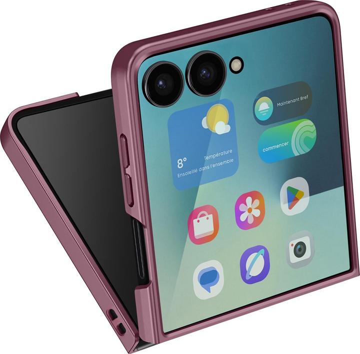 Actual product image Avizar Hülle Galaxy Z Flip 7 Relief-Textur (Samsung Galaxy Z Flip7)