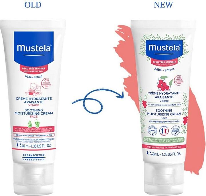 Produktbild Mustela Beruhigende Gesichtscreme