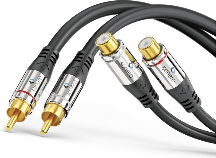 Produktbild Sonero Audio-Kabel Cinch - Cinch 5 m (5 m, Verlängerung)