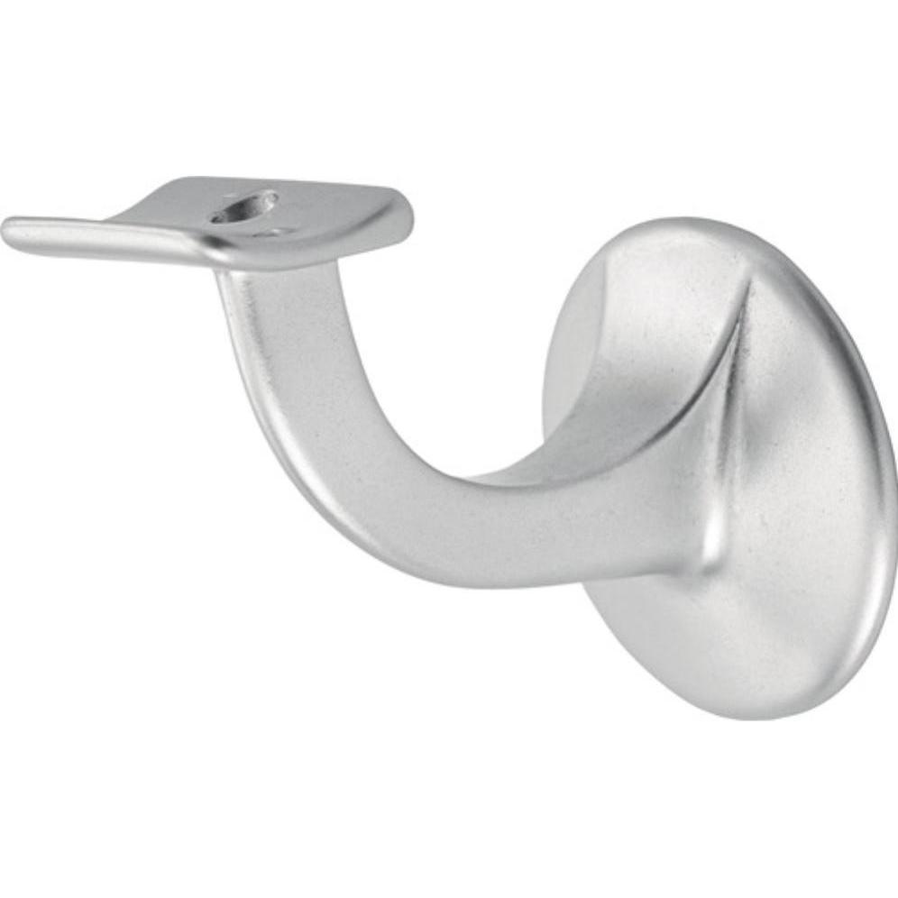 Hermeta, Türbeschlag + Scharnier, Handlaufträger 3501 Aluminium silberfarbig eloxiert Durchmesser Wandplatte 56 mm gewöl...
