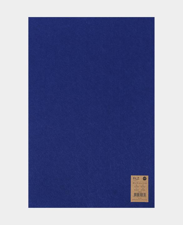 Actual product image I Am Creative Textile felt, dark blue, 30x45cm x 3mm (30 x 3 cm)