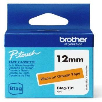 Actual product image Brother Btag (1.20 cm, Black, Orange)