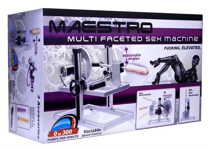 Actual product image XR Brands Maestro Multi Faceted Sex Machine