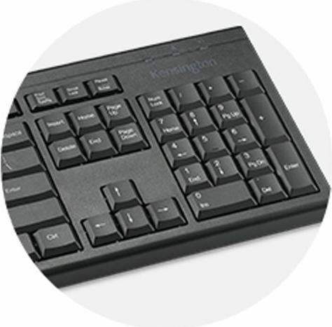 Actual product image Kensington KB150 EQ Wireless Keyboard - US Inter. Layout (English-international, Wireless)