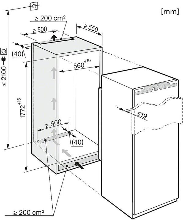 Actual product image Miele FNS 37405 i 11784880 (Installation, 217 l)