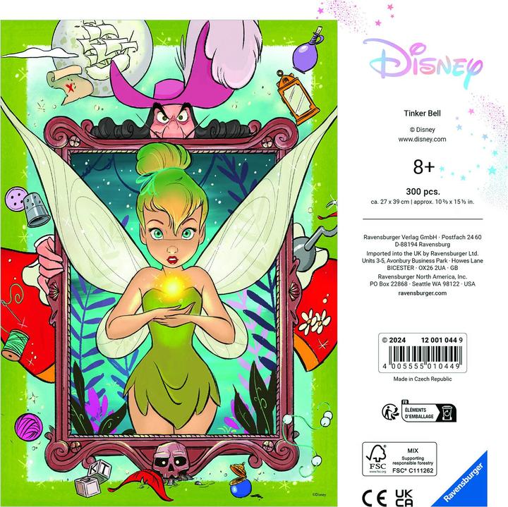 Image du produit Ravensburger Puzzle 12001044 - Fée Clochette - 300 pièces Puzzle Disney pour adultes et enfants à partir de 8 ans (300 pièces)