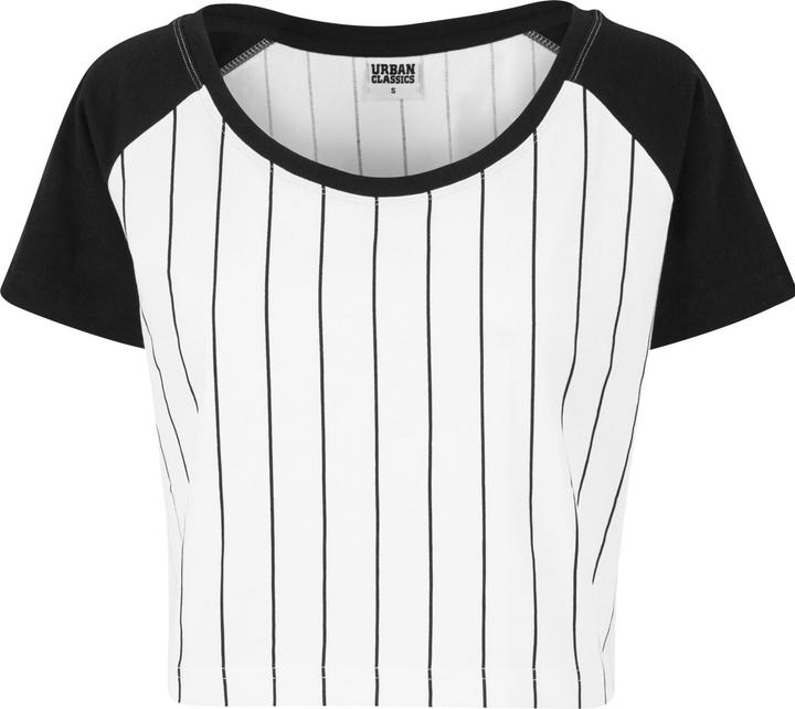 Image du produit Urban Classics Ladies Cropped Baseball Tee (S)