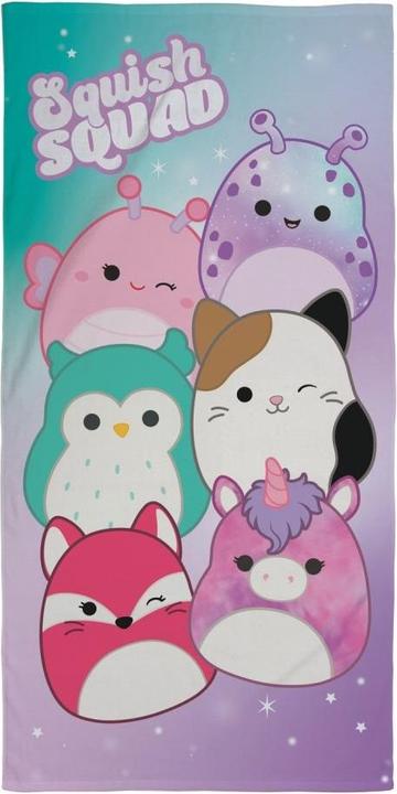 Squishmallows Serviette - 70 x 140 cm - (SQM156) (140 x 70 cm)