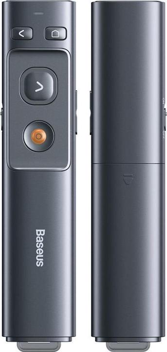 Immagine prodotto Baseus Orange Dot Telecomando multifunzione per presentazioni, con puntatore laser rosso - grigio