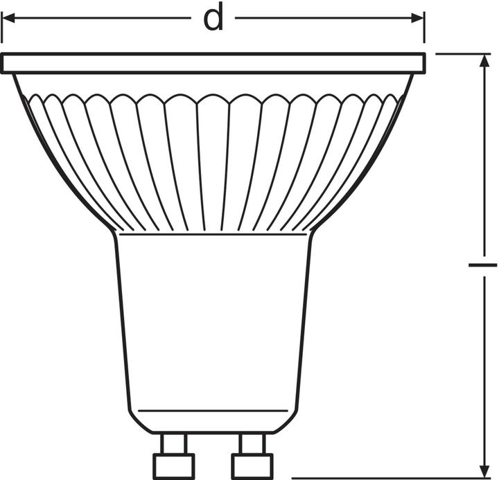 Produktbild Osram Led Base Par16 (GU10, 350 lm, 10 x)