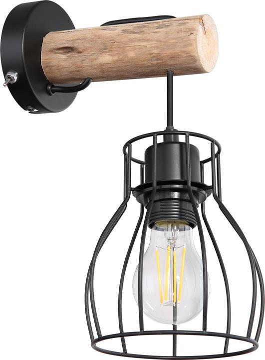 Image du produit Globo Applique Mina noir 1xE27 (E27)