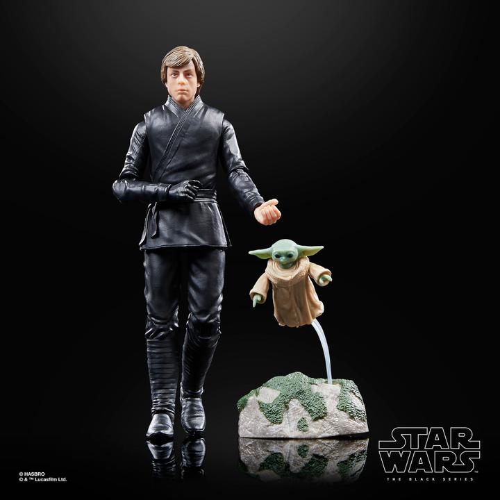 Produktbild Hasbro LIVRE DE BOBA FETT - Luke Skywalker & Grogu -Fig. Black Series 15cm