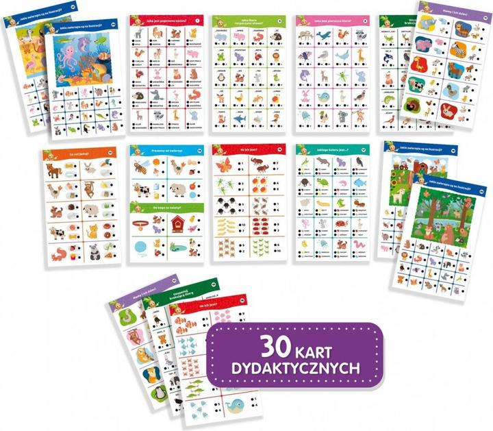 Actual product image Lisciani Game Carotina 500 questions - Animals (Italian)