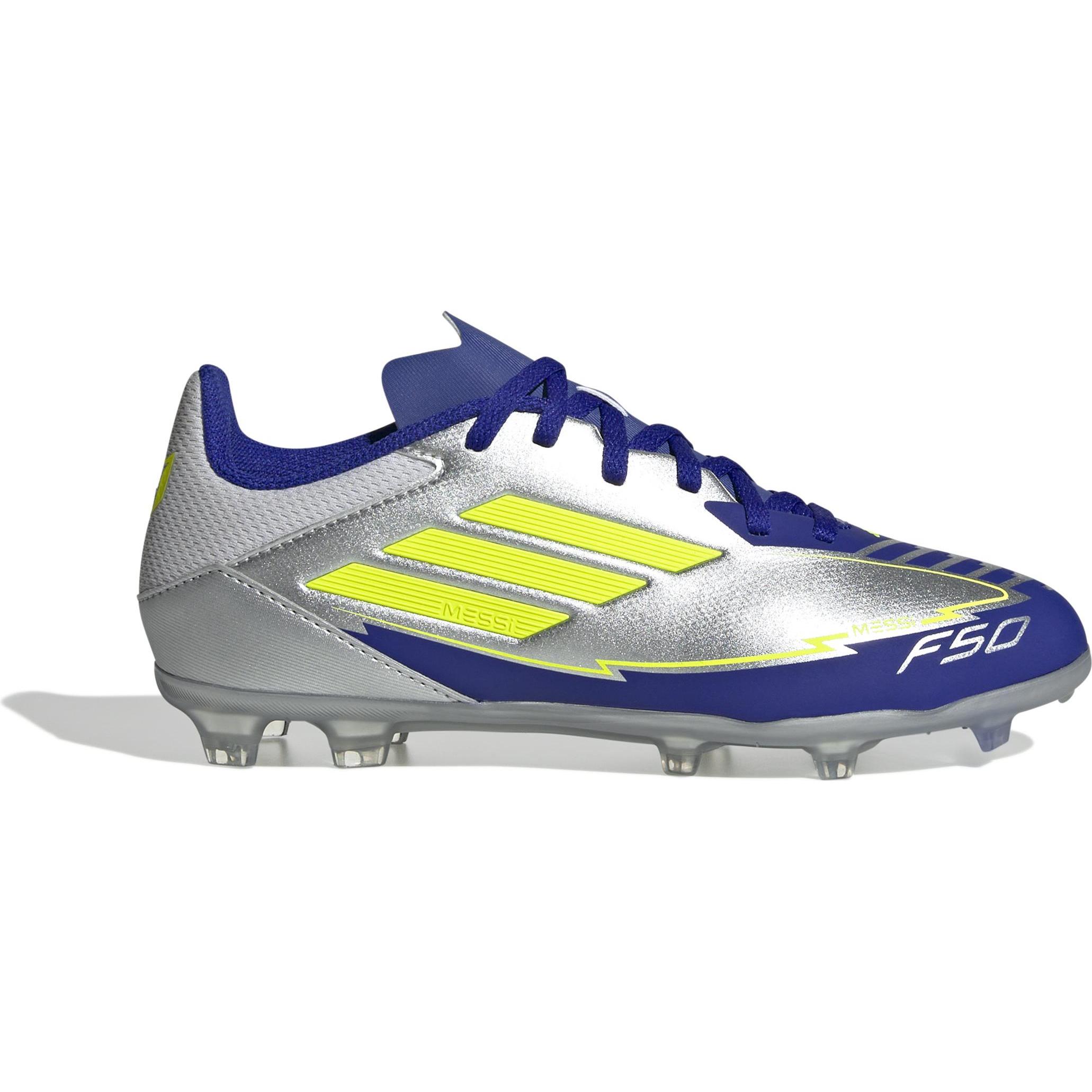 adidas, Fussballschuhe, F50 League Messi FG/MG (35), Silber