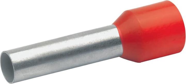 Klauke Aderendhülse 10 mm² 18 mm Teilisoliert Rot 47618 100 St.