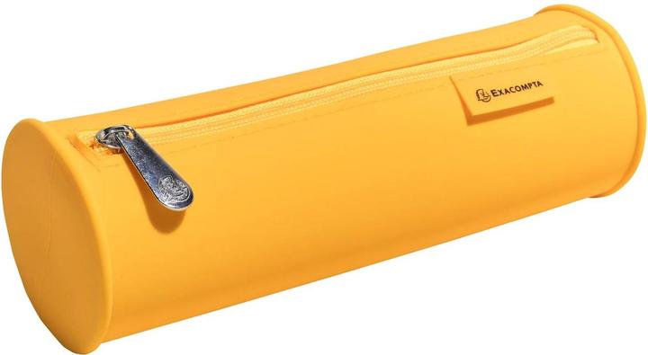 Exacompta Rundes Schlampermäppchen, Silikon, 23x8 cm, Kollektion Pop'N Co, im Display mit 16 Stück