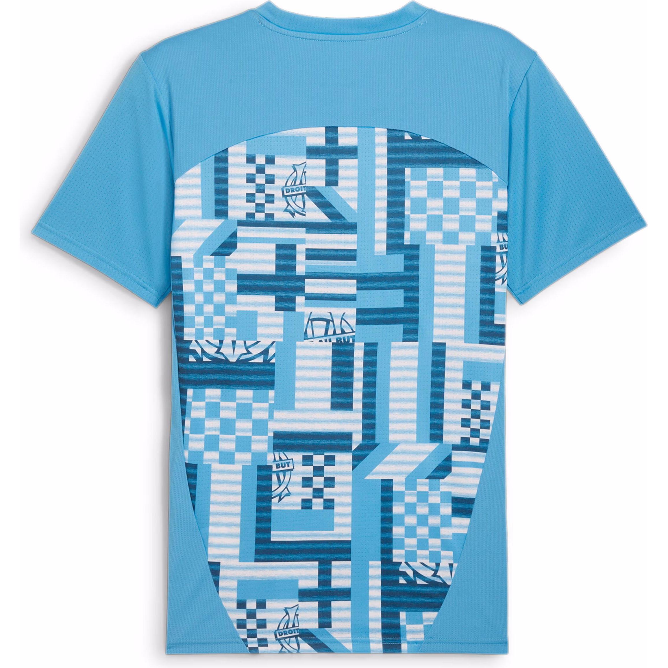 Thumbnail - Puma, Herren, Sportshirt, OM Prematch SS Jersey (XS), Blau, XS